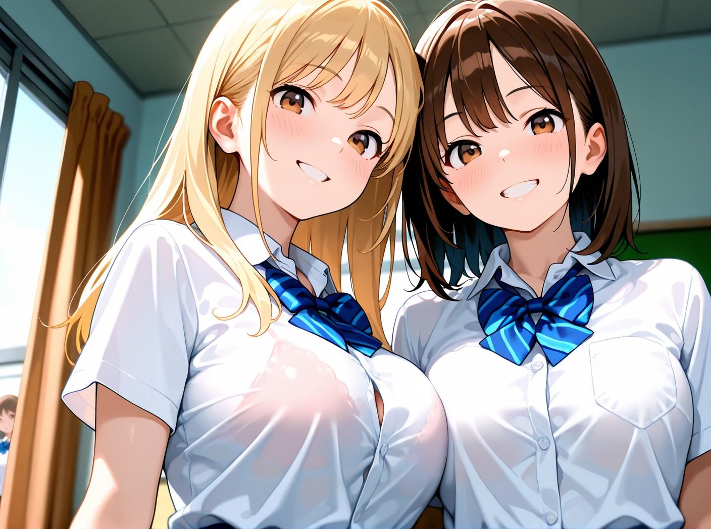 サンプル画像1:女子校生の性処理係〜クラスの女子たちがボクの部屋に押しかけてくる〜(あんことミルクセーキ) [d_615903]