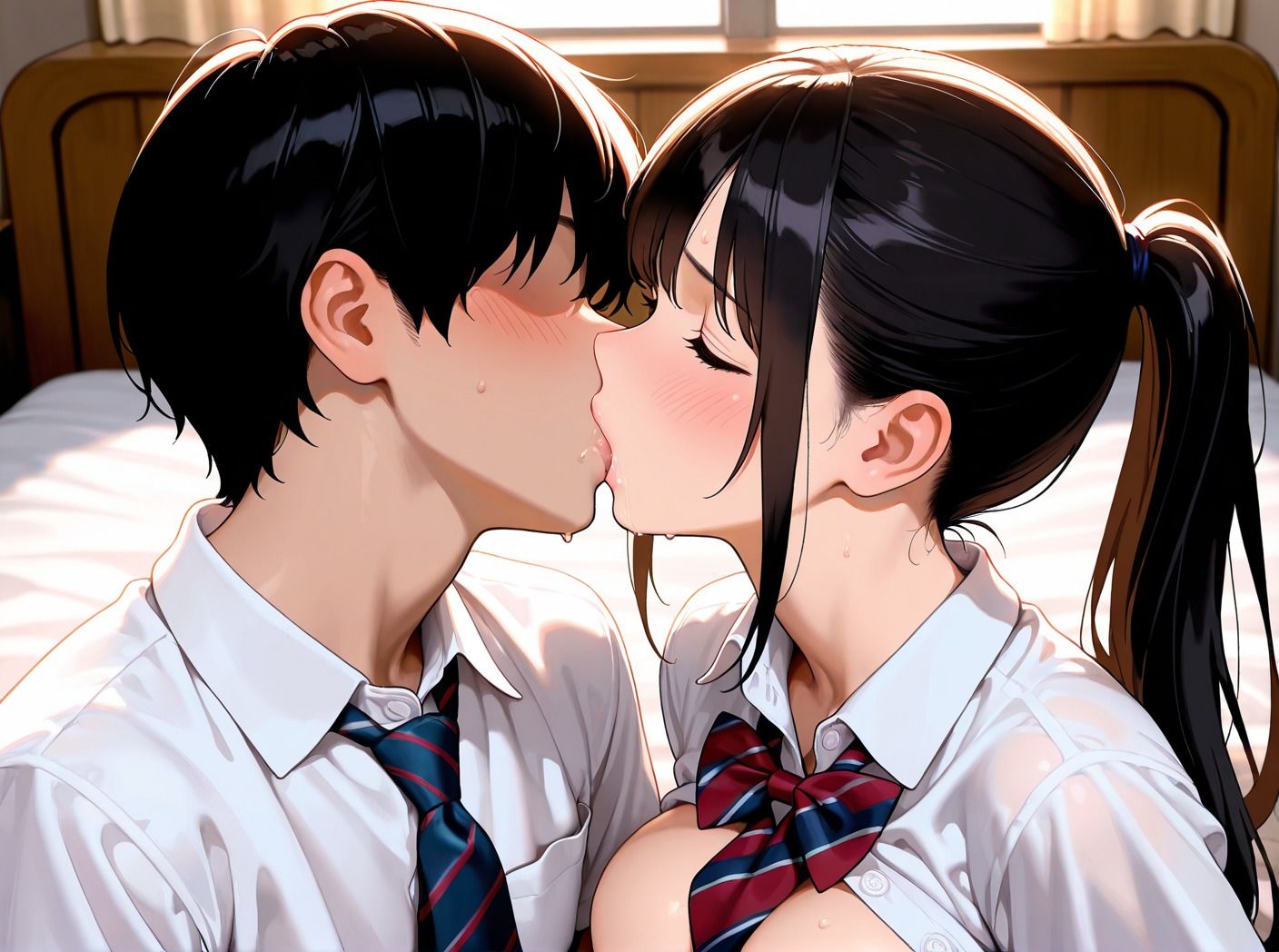 サンプル画像3:女子校生の性処理係〜クラスの女子たちがボクの部屋に押しかけてくる〜(あんことミルクセーキ) [d_615903]