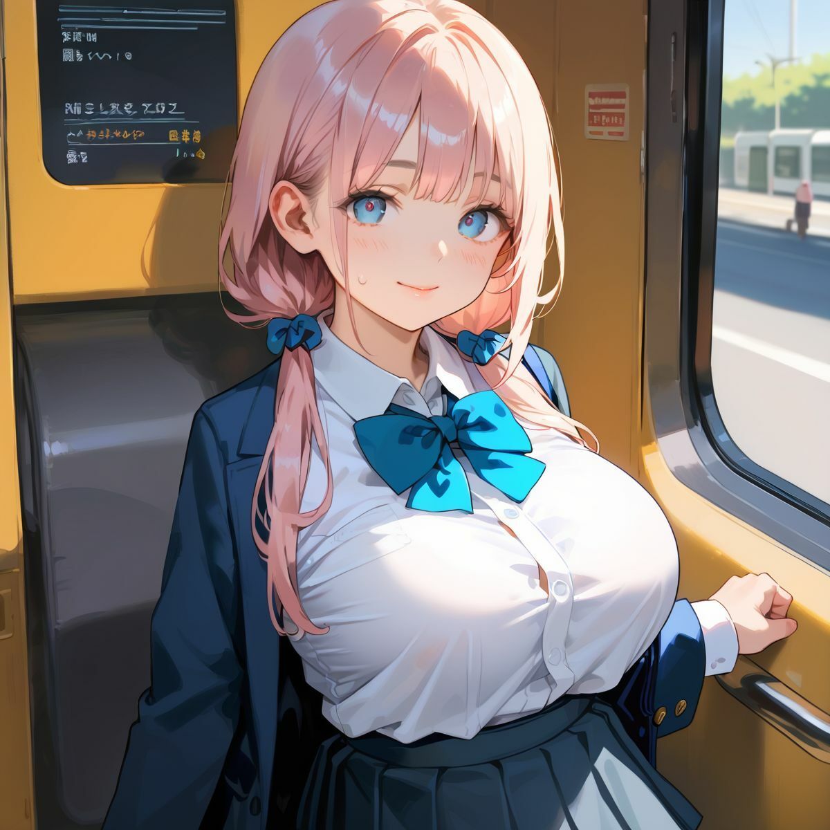 痴●で発情しちゃった巨乳女子校生013