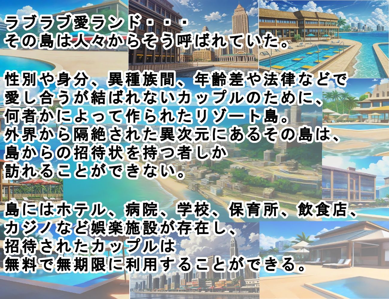 サンプル画像1:子作りリゾートアイランド〜リ〇ラ編〜2(ムキュっと) [d_616019]
