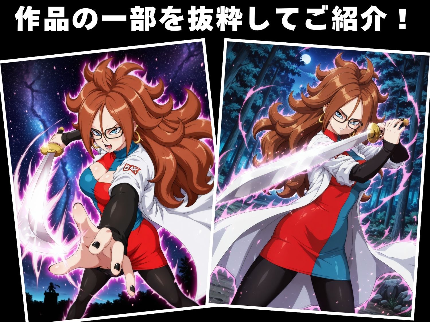 サンプル画像1:【完全敗北】人造●間21号【善】(ボヨヨン電波通信) [d_616064]