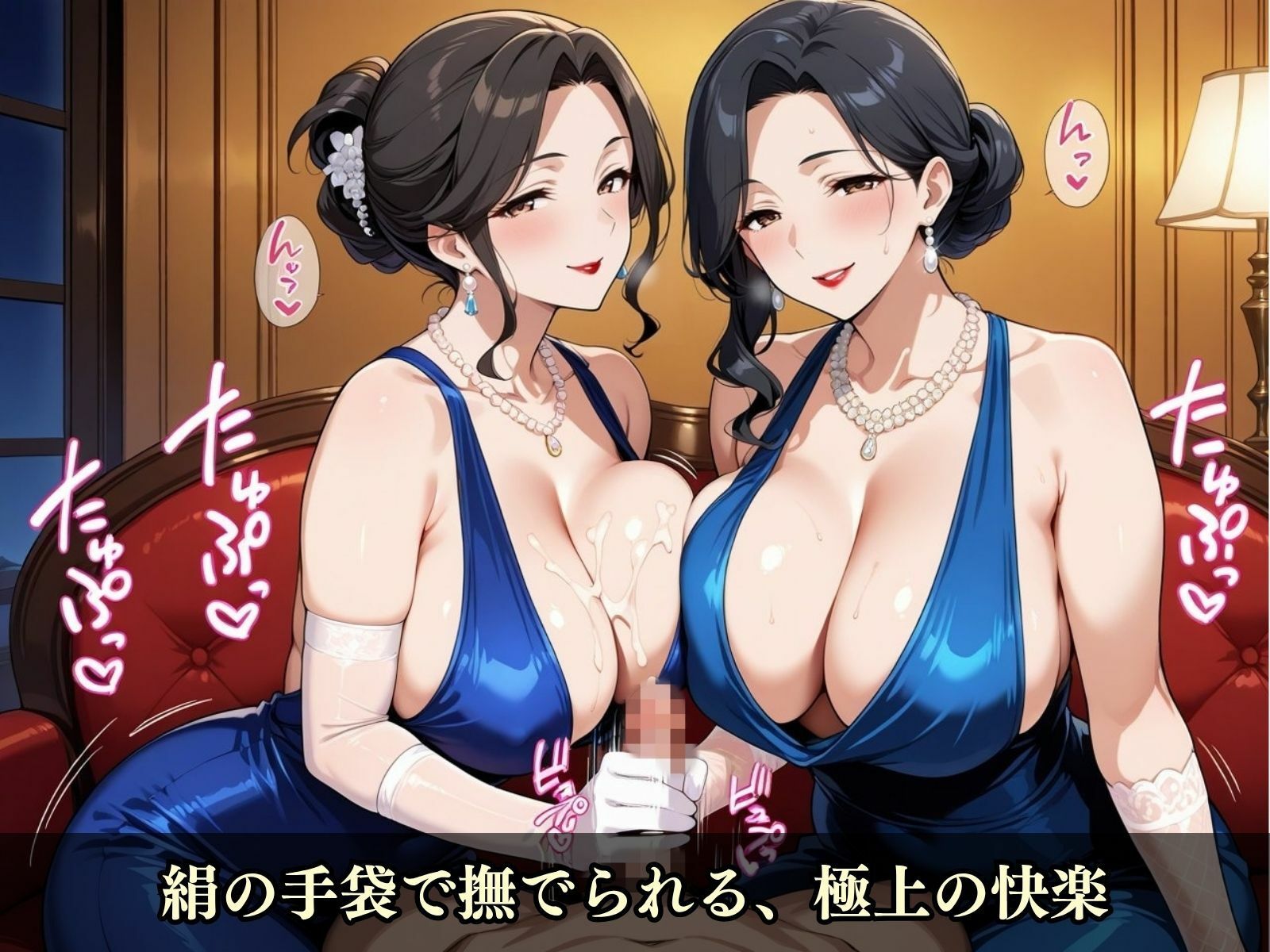 熟女たちの秘密の夜会 - 年上女性たちの甘美なハーレム 画像4