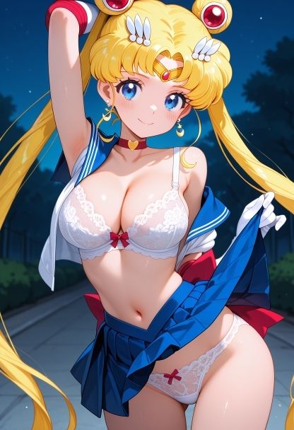 サンプル画像2:詰め合わせ セー〇ームーン 月〇うさぎ(猫耳少女) [d_616143]