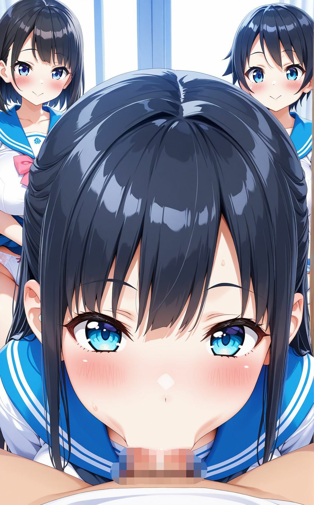 サンプル画像4:修学旅行中の女子校生と大乱交  街中で話しかけて仲良くなったら部屋の中に入れてもらえた件(ゆり) [d_616160]