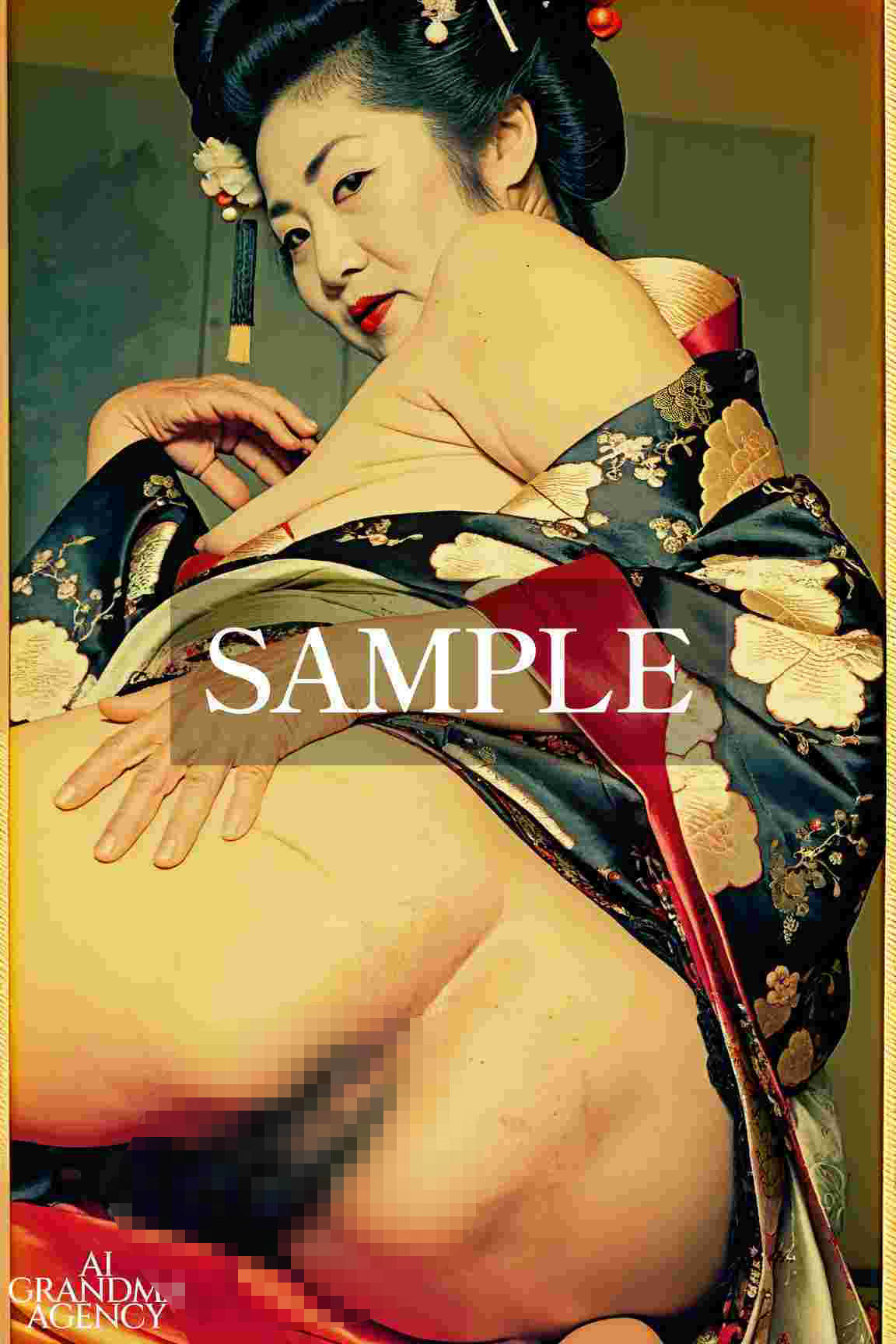 サンプル画像1:AI老女〜魔楼の夜〜(AGA) [d_616174]