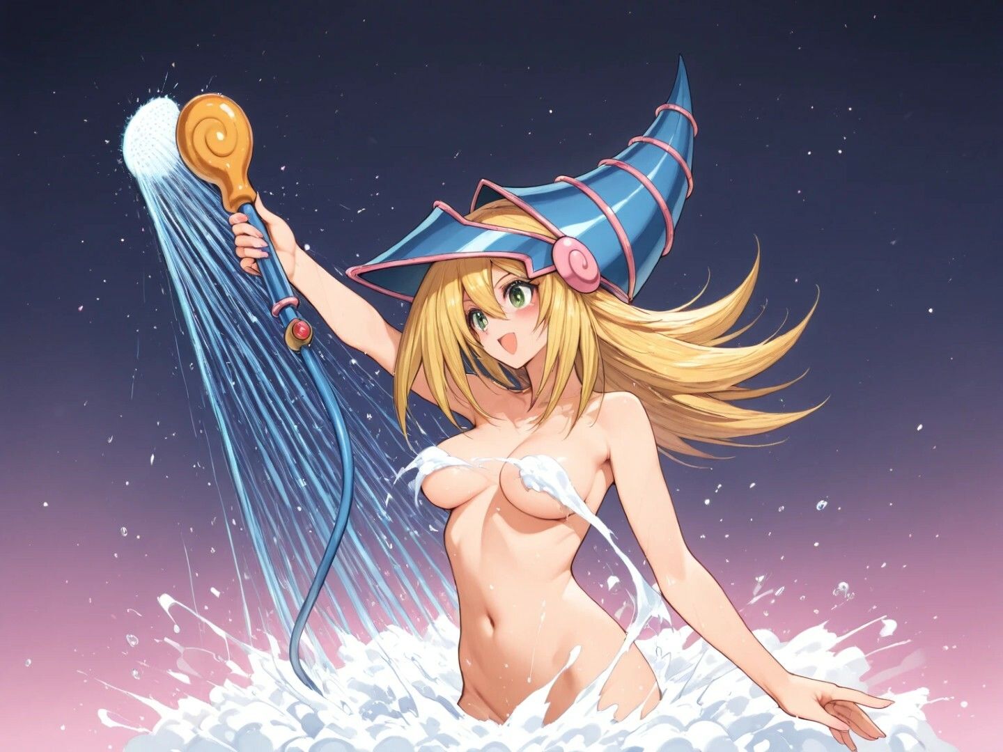 サンプル画像4:ブ〇ックマジシャンガールとイチャラブHイラスト集(幻創機関) [d_616236]