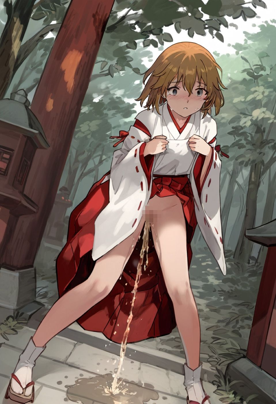 サンプル画像2:巫女さんのご奉仕(ツルノアート) [d_616238]