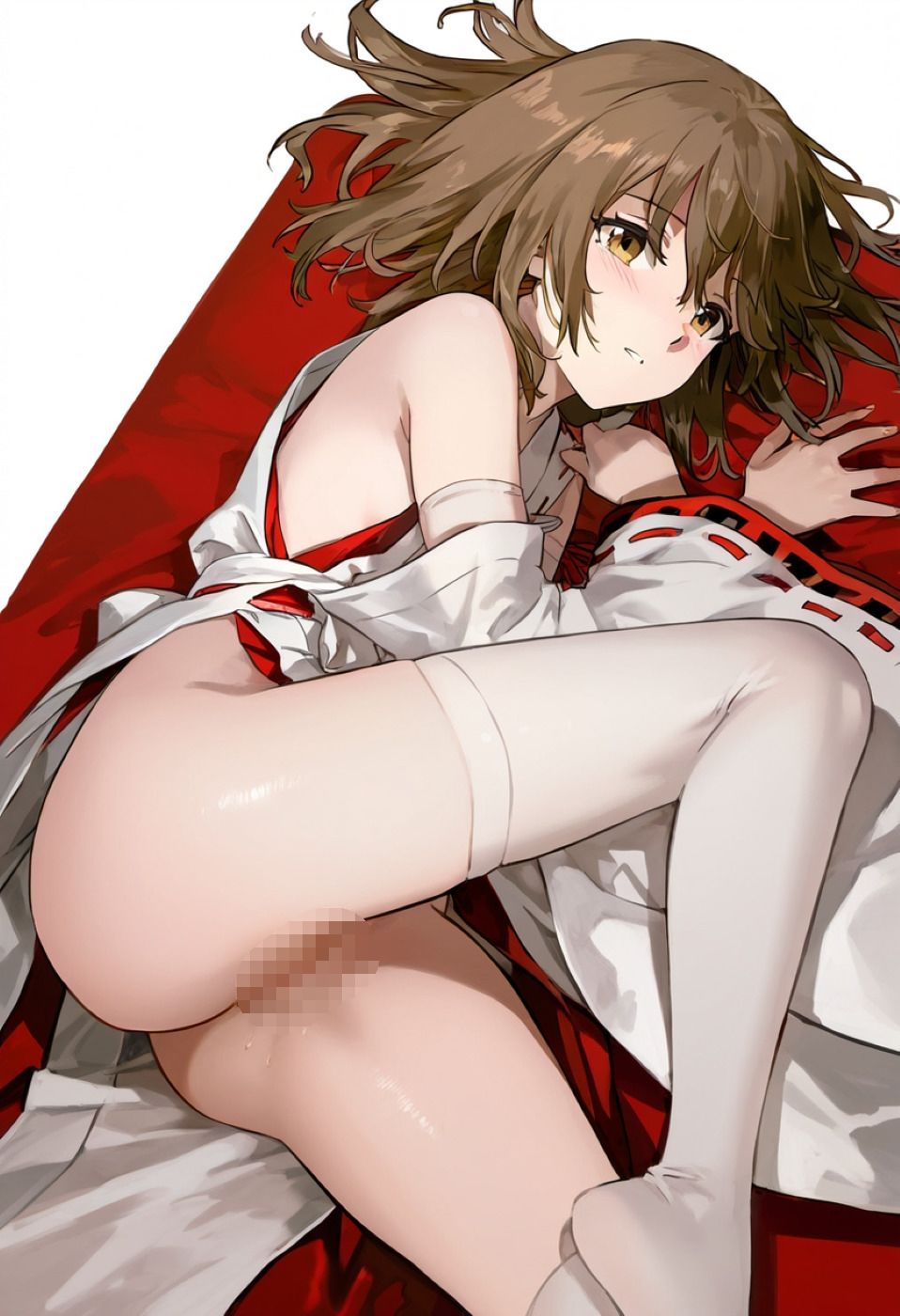 サンプル画像4:巫女さんのご奉仕(ツルノアート) [d_616238]