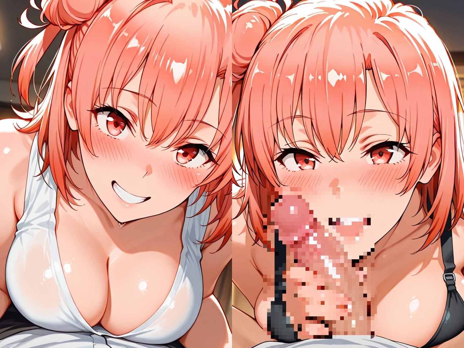 サンプル画像1:大好きなあのヒロインをラブハメ種付けして孕ませた 由比ヶ浜○衣(ニジラブ) [d_616292]