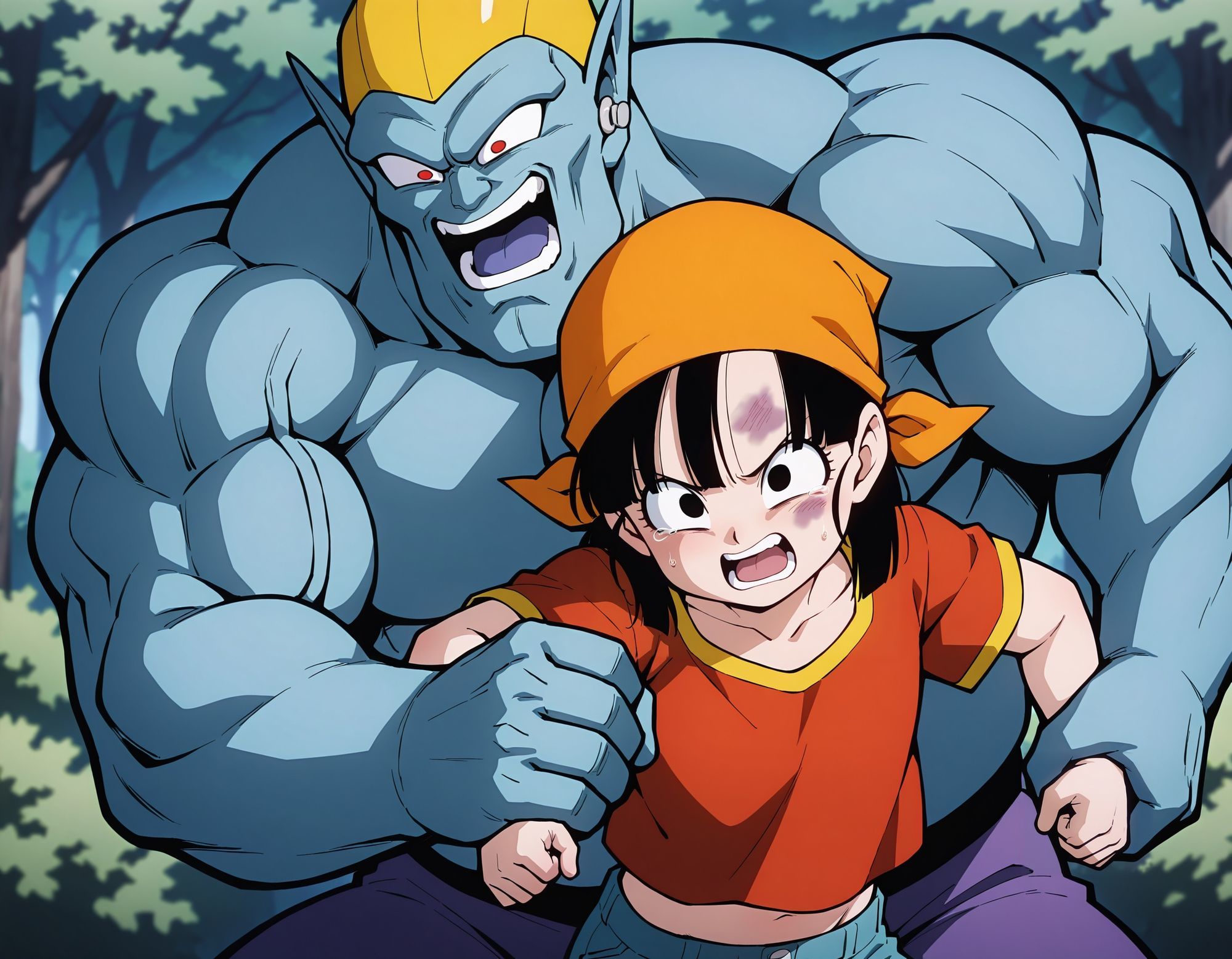 サンプル画像1:敗北のバンダナ娘(BGAMM) [d_616312]