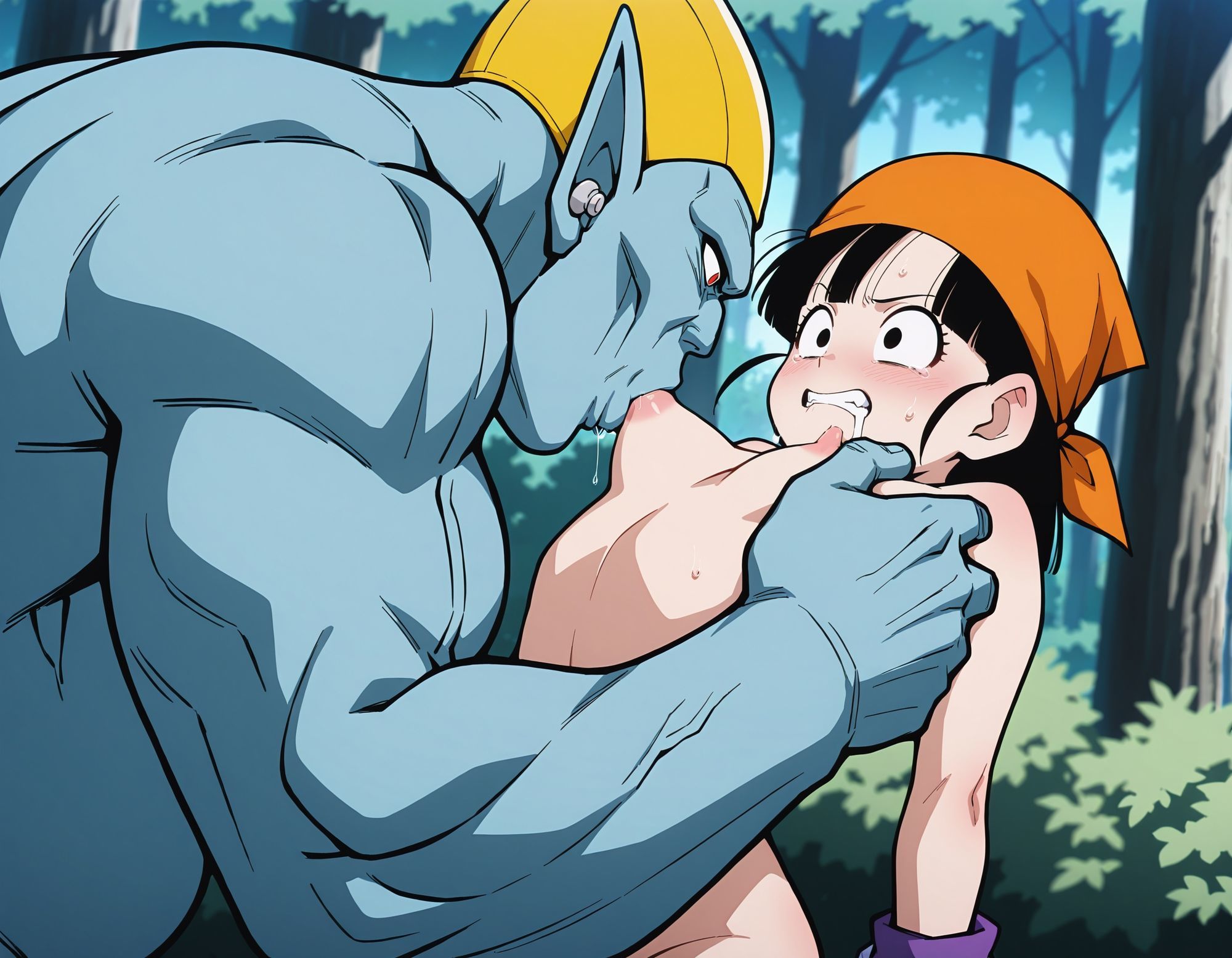 サンプル画像2:敗北のバンダナ娘(BGAMM) [d_616312]