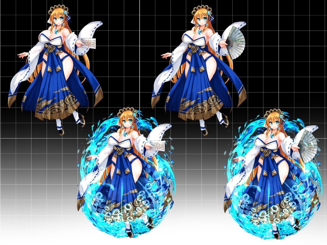 【立ち絵素材】水の巫女 画像3