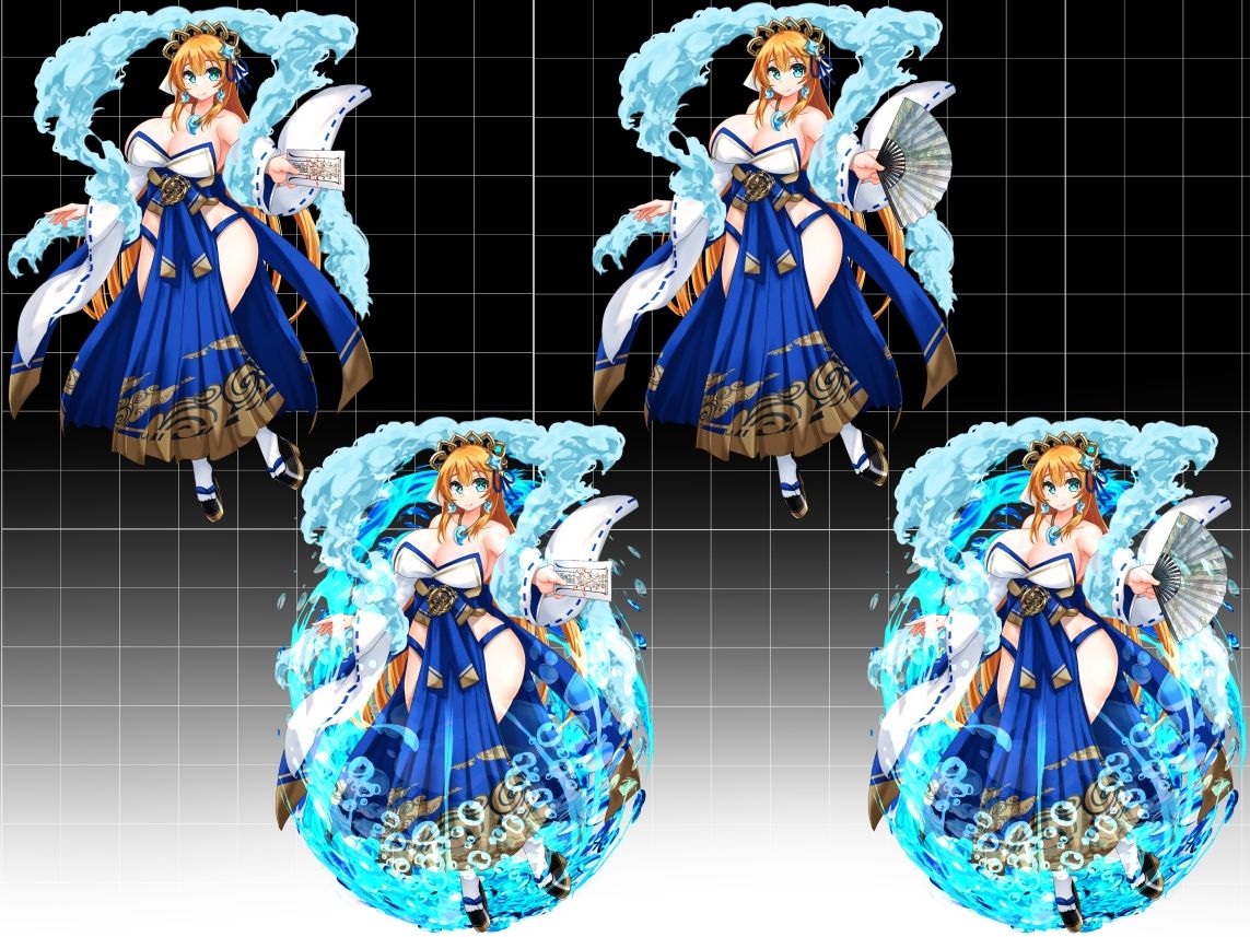 サンプル画像4:【立ち絵素材】水の巫女(水の木) [d_616389]