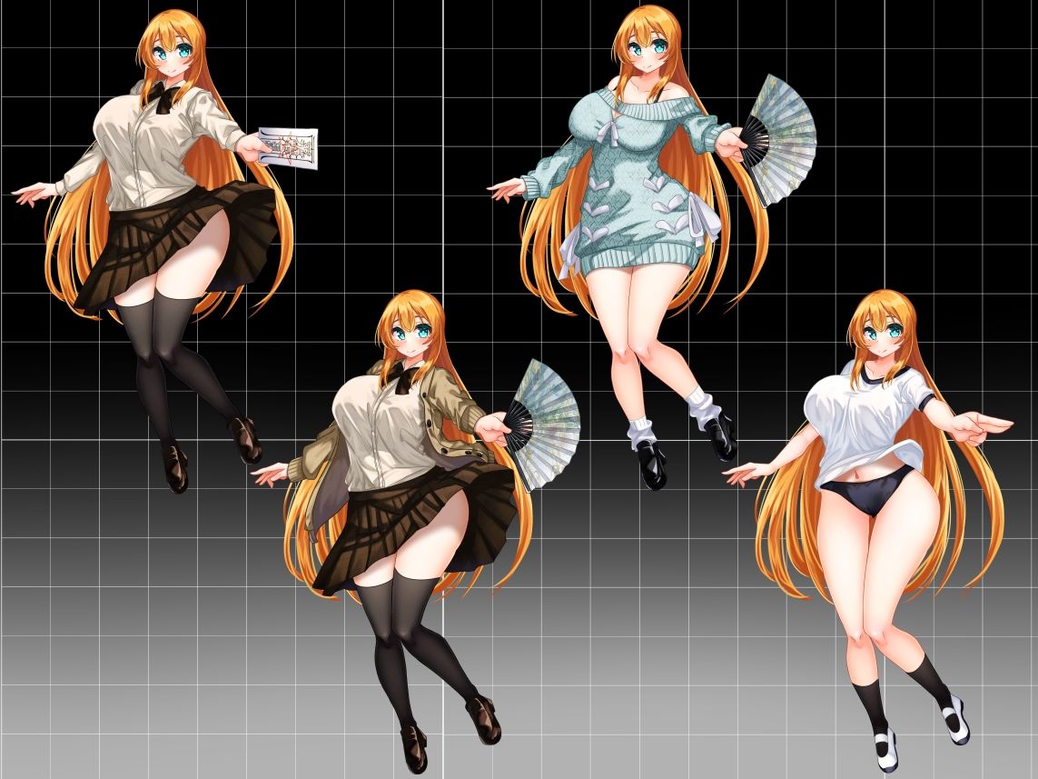 サンプル画像6:【立ち絵素材】水の巫女(水の木) [d_616389]