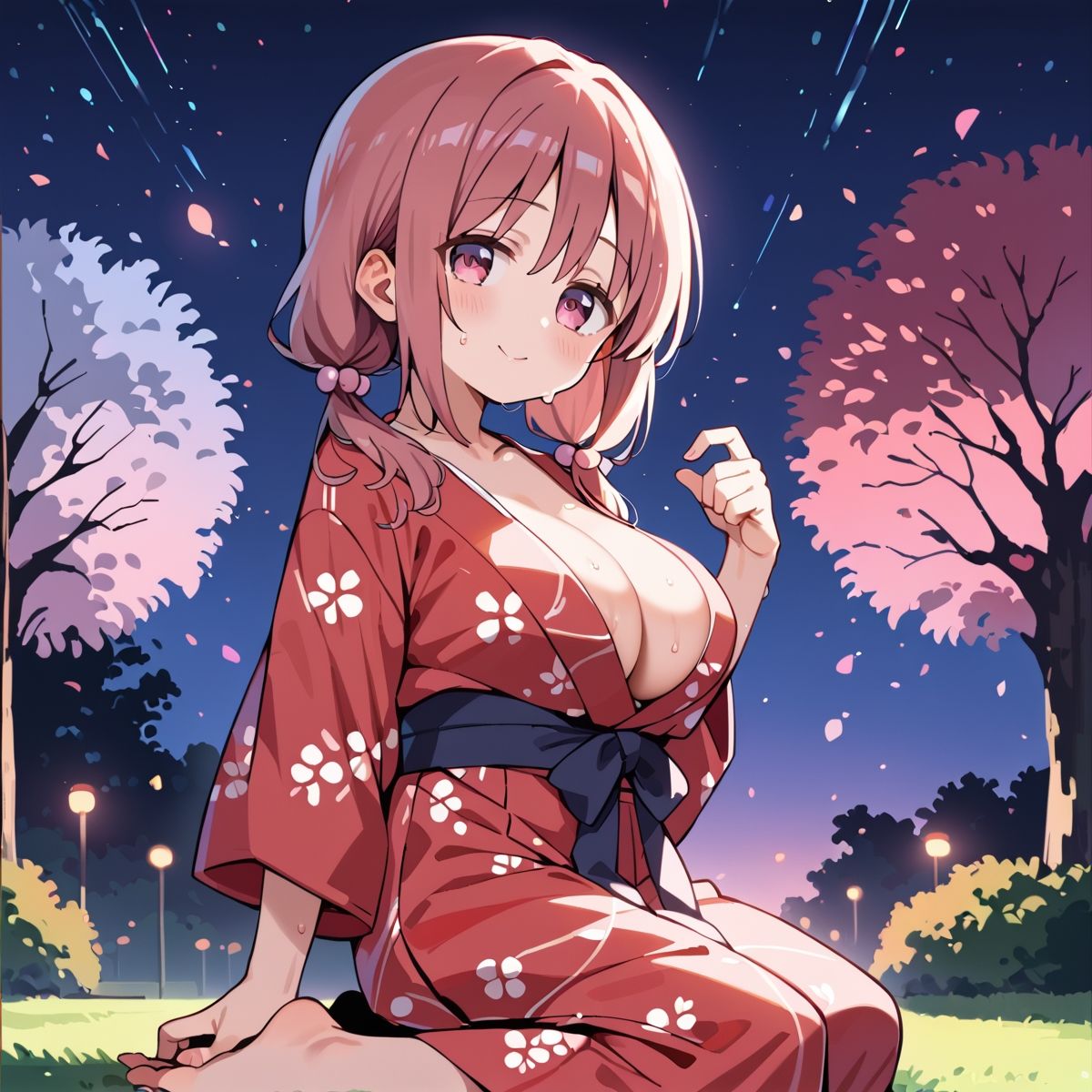 サンプル画像2:淡い夏の思い出ー濡れた花びらが空に開くーscene.4(プリズムK) [d_616405]