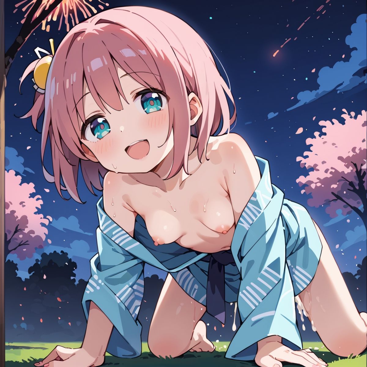 サンプル画像5:淡い夏の思い出ー濡れた花びらが空に開くーscene.4(プリズムK) [d_616405]