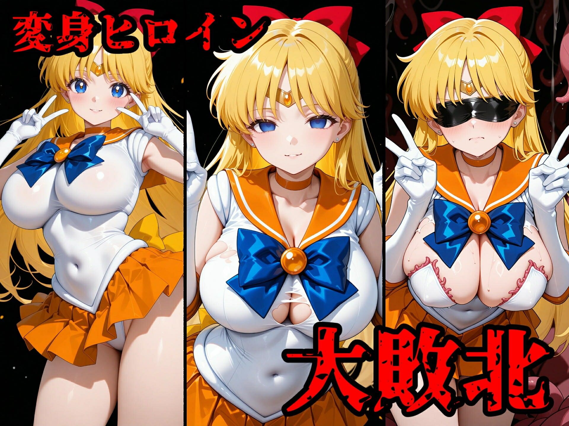 サンプル画像1:完全敗北ヒロインズ セーラーヴィー〇ス・マー〇ュリー 屈服するまでが変身ヒロインだ(敗北ヒロインズ) [d_616416]