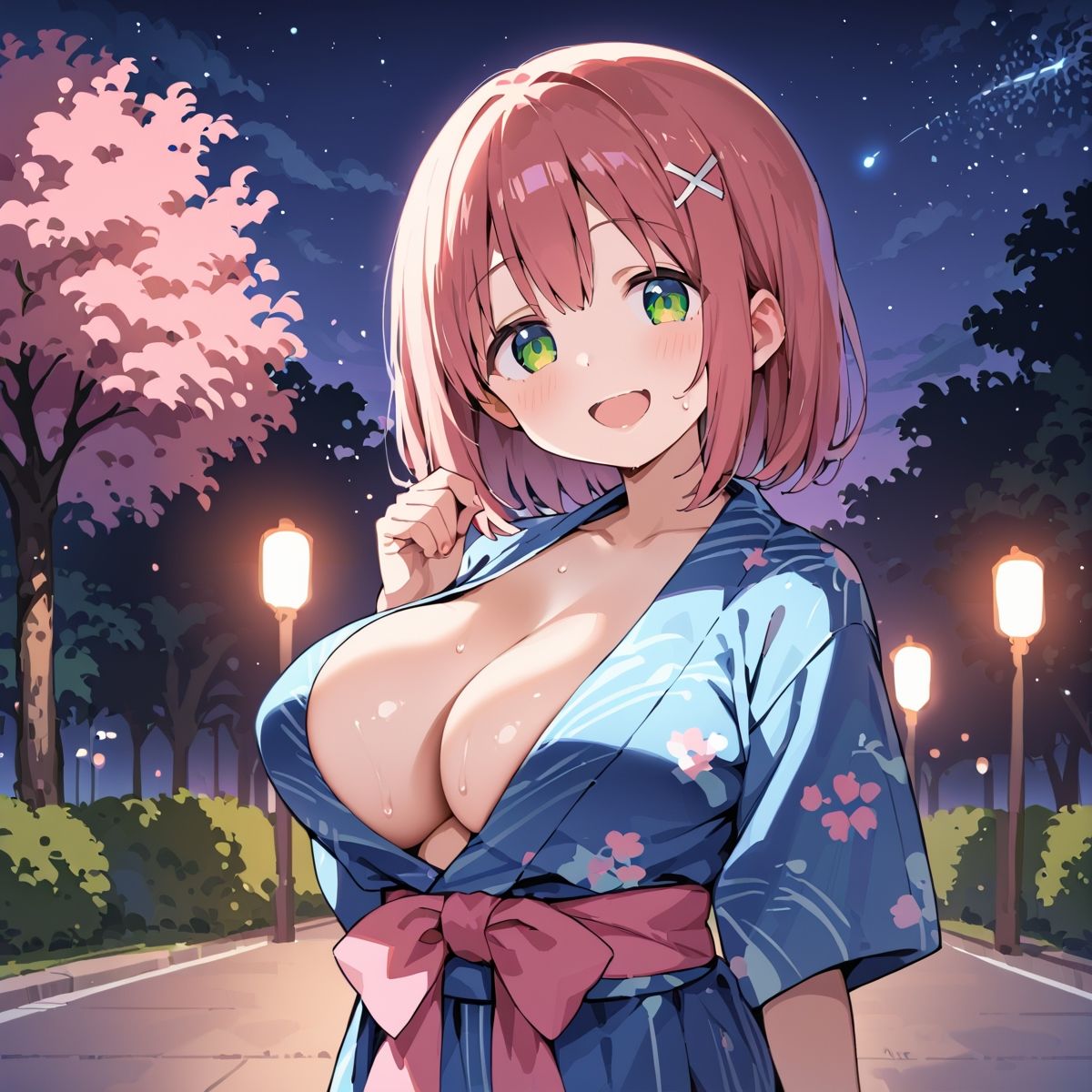 淡い夏の思い出ー濡れた花びらが空に開くーscene.105