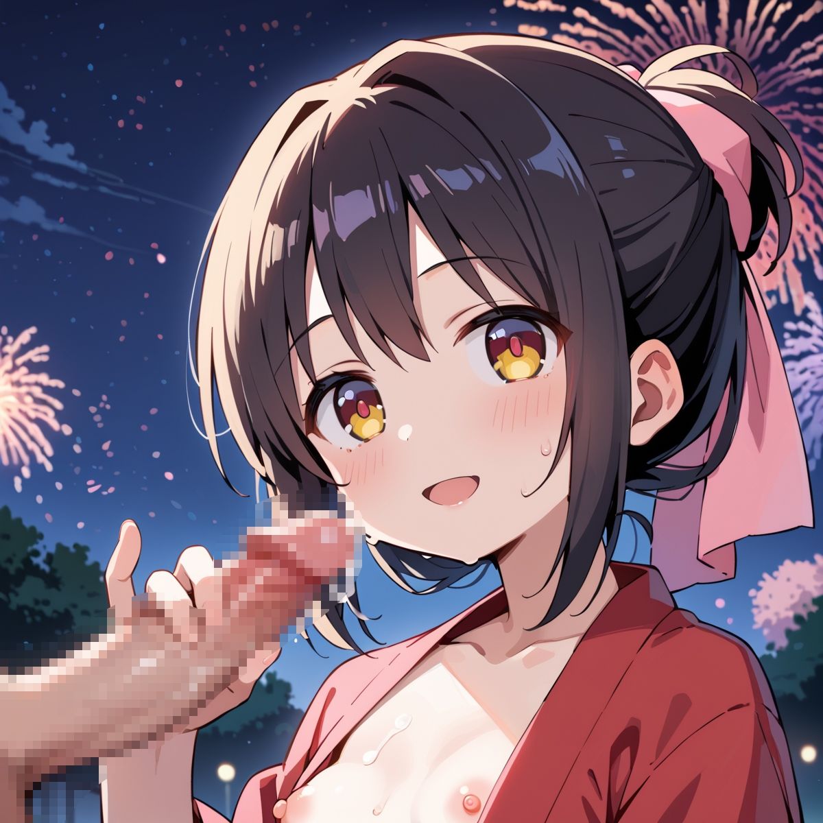 サンプル画像4:淡い夏の思い出ー濡れた花びらが空に開くーscene.12(プリズムK) [d_616429]