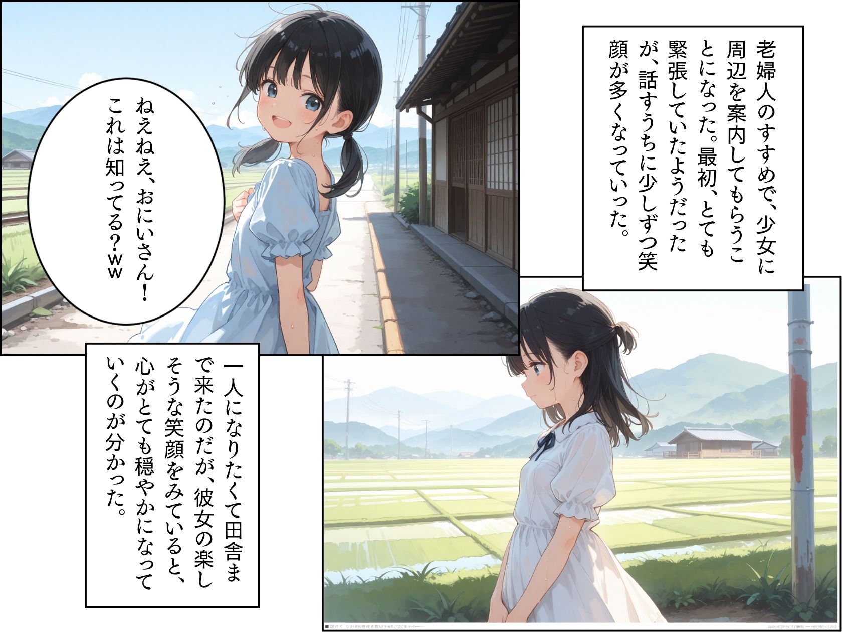 ある夏に田舎の民泊で出会った少女との話。前編3