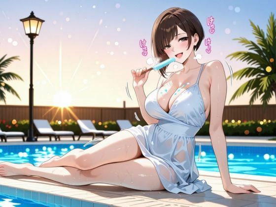 サンプル画像2:ショートボブモデル人妻 〜長身巨乳が旦那にナイショで濡れてます〜(フエラムネ出版) [d_616436]