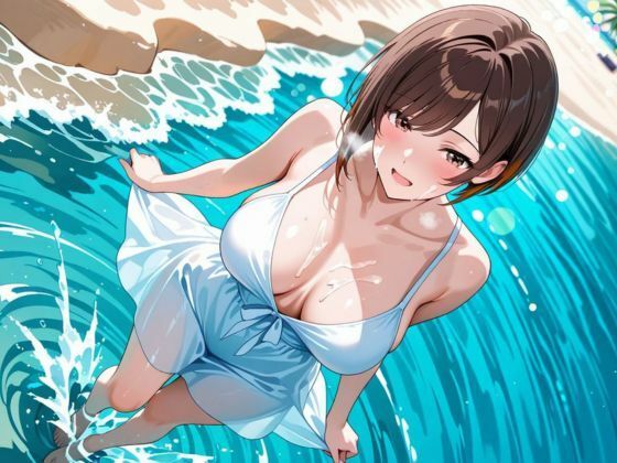 サンプル画像3:ショートボブモデル人妻 〜長身巨乳が旦那にナイショで濡れてます〜(フエラムネ出版) [d_616436]