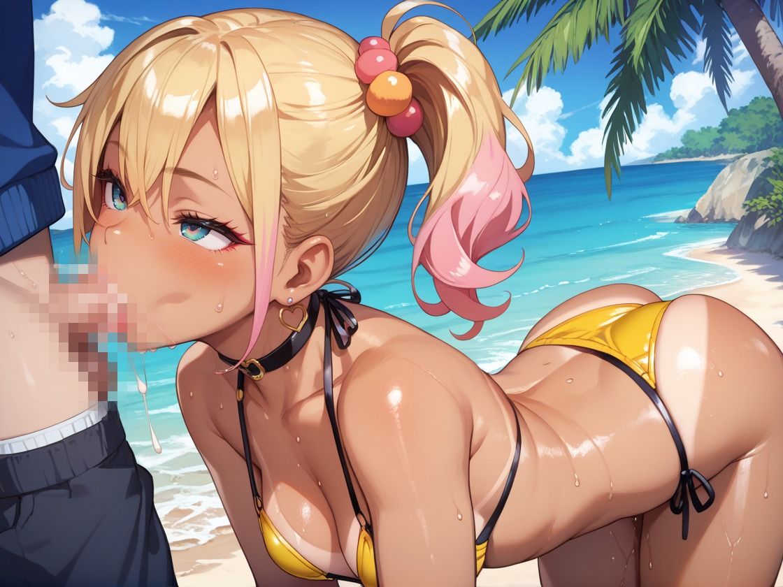 サンプル画像3:エロカワ爆乳ギャルをビーチでハメ倒し(CP出版) [d_616538]