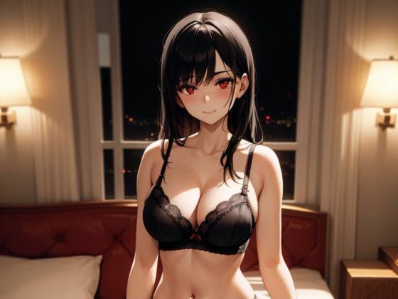 サンプル画像1:変態黒絵さんの日常(うま屋) [d_616631]