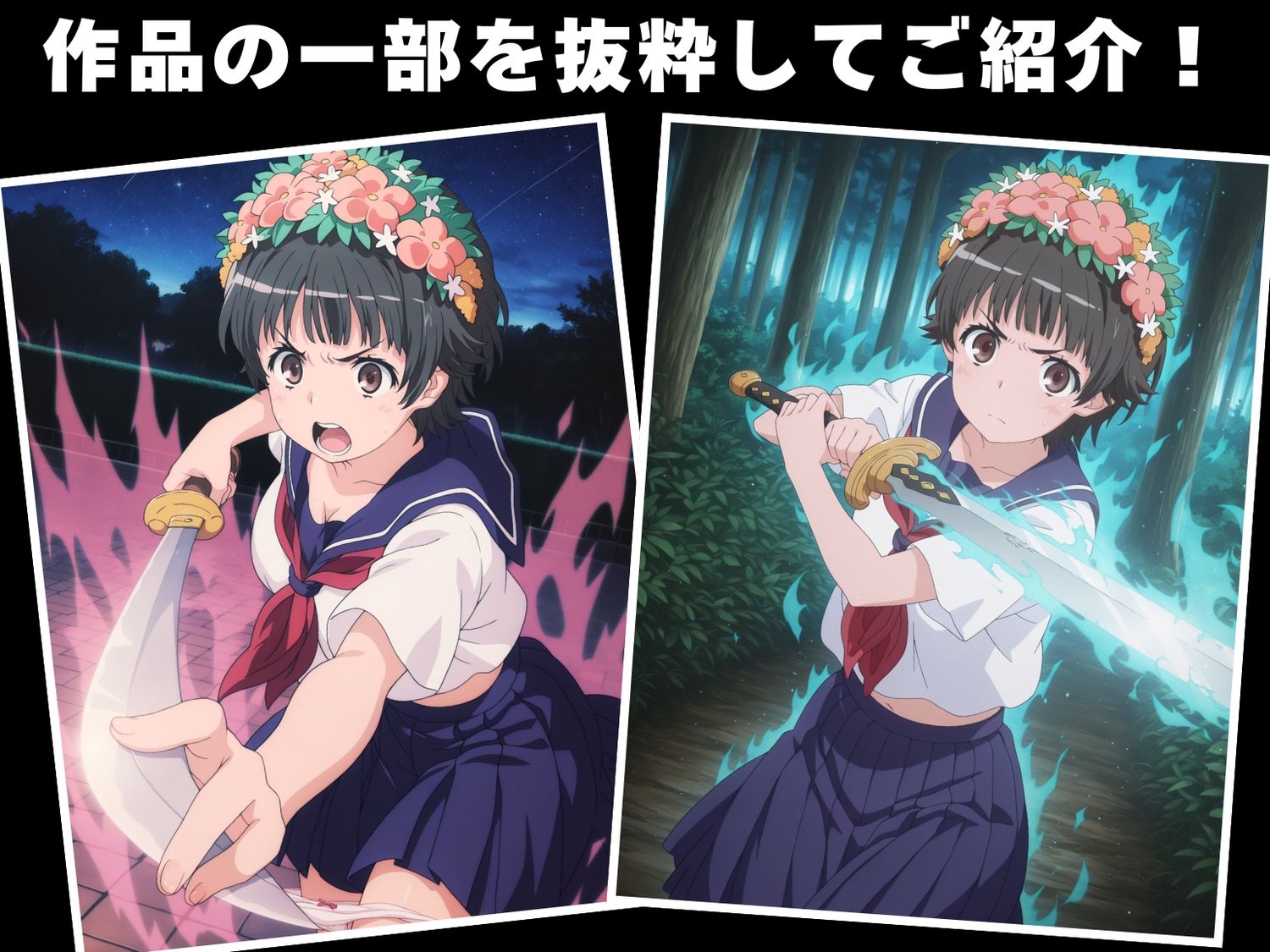 サンプル画像1:【完全敗北】初● 飾利(放電式アステリズム) [d_616696]