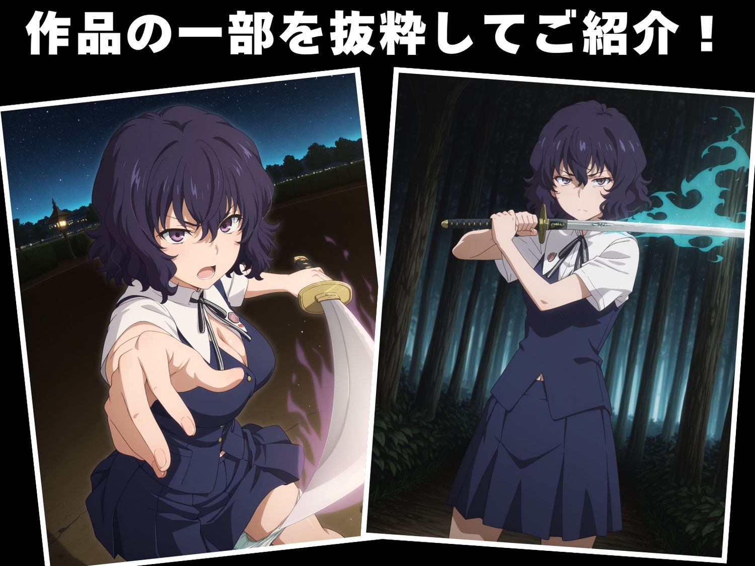 サンプル画像1:【完全敗北】布● 砥信(放電式アステリズム) [d_616700]