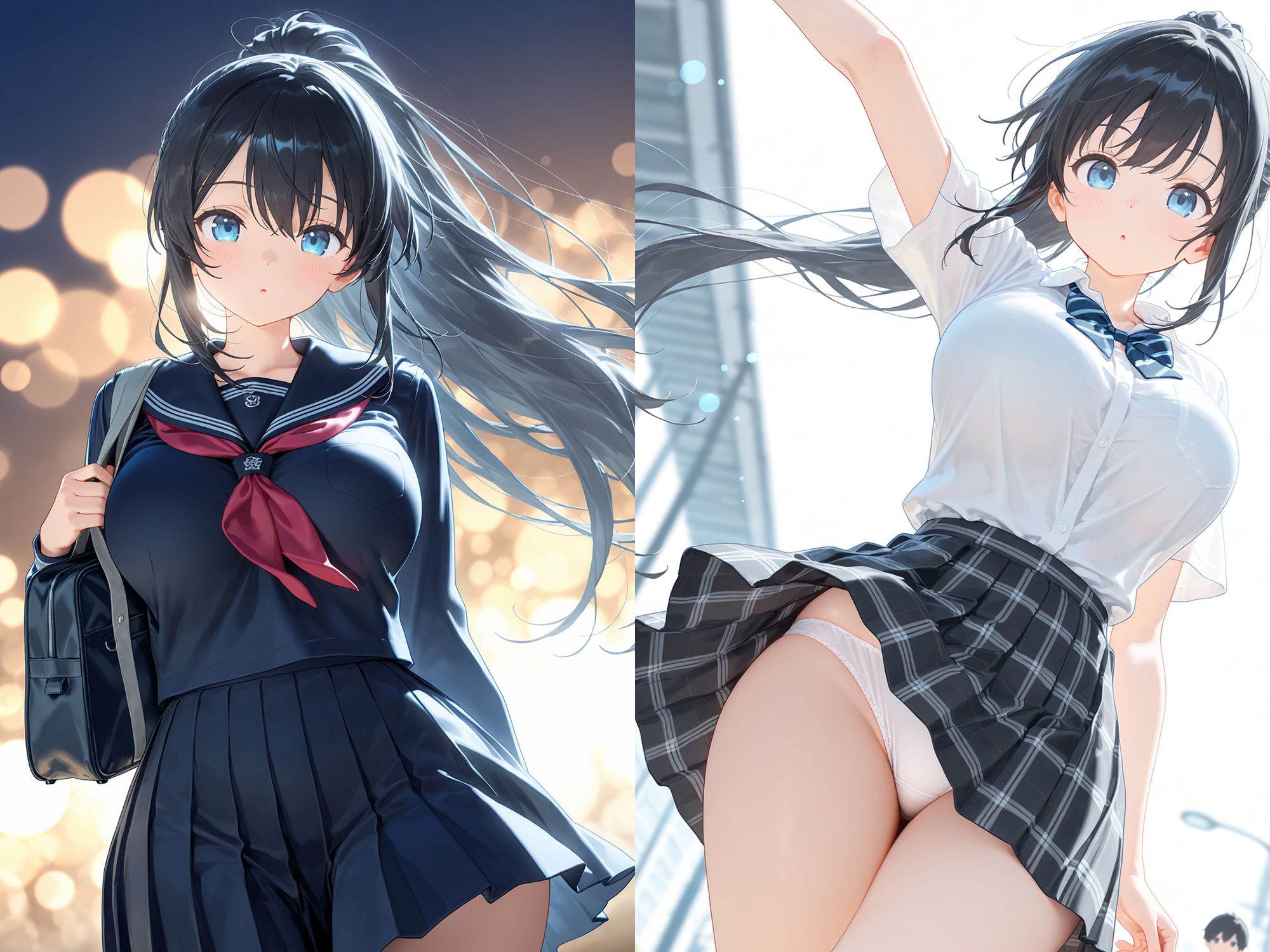 サンプル画像2:僕の空想彼女3(朝のテント) [d_616751]