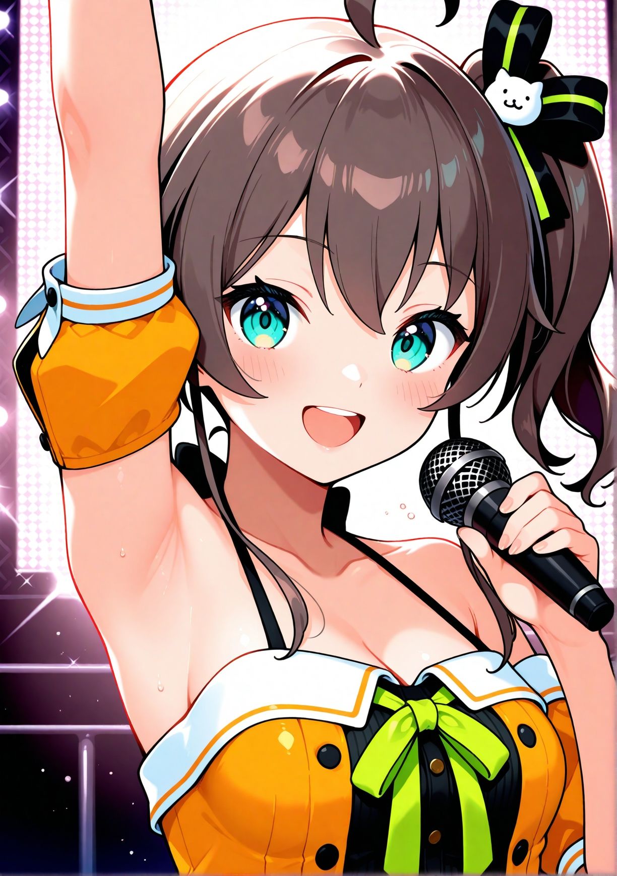 サンプル画像1:【夏色ま〇り】ライブ後のまつりちゃんと気持ちいいこと(猫散灯（ねこさんとう）) [d_616778]