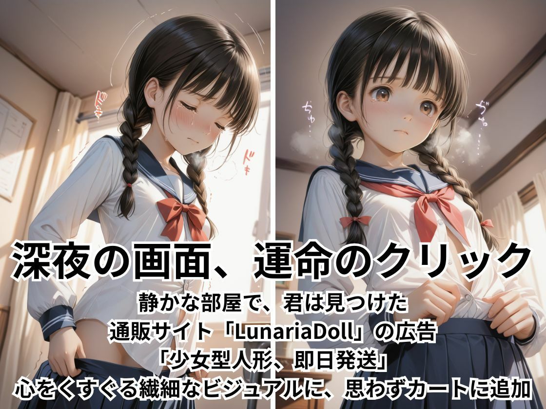 サンプル画像1:人形少女  届いたのは、ただの人形ではない(やきしらこ) [d_616790]