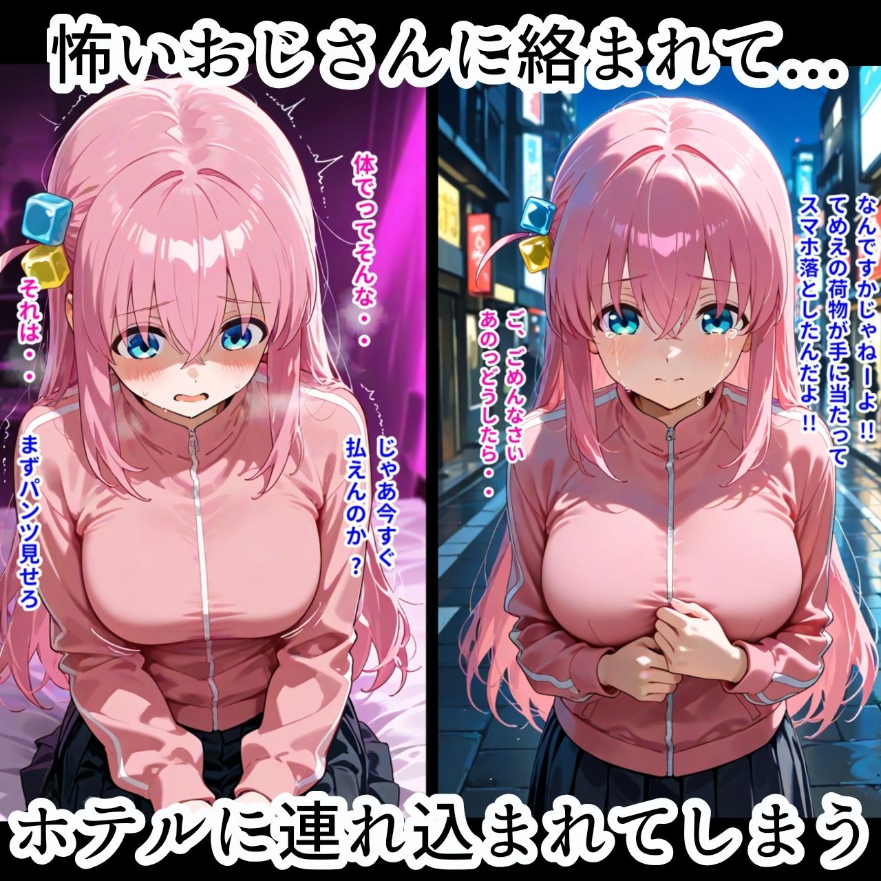 サンプル画像2:ぼっちなあの娘がおじさん達にやりたい放題されちゃうお話(すこりんぴっく) [d_616805]