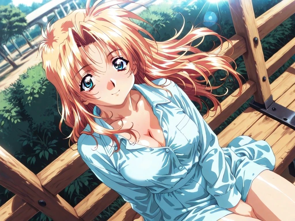 サンプル画像1:AIイラストCG集95  L〇VERS 恋に〇ちたら  山〇のり子(ドンガラAI美少女イラスト支部) [d_616910]