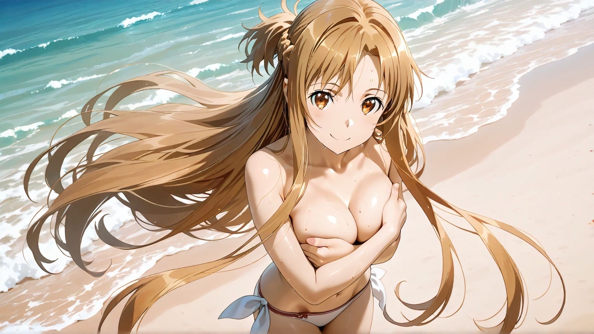 サンプル画像3:ア〇ナさんビーチにて(ひろっち) [d_616931]