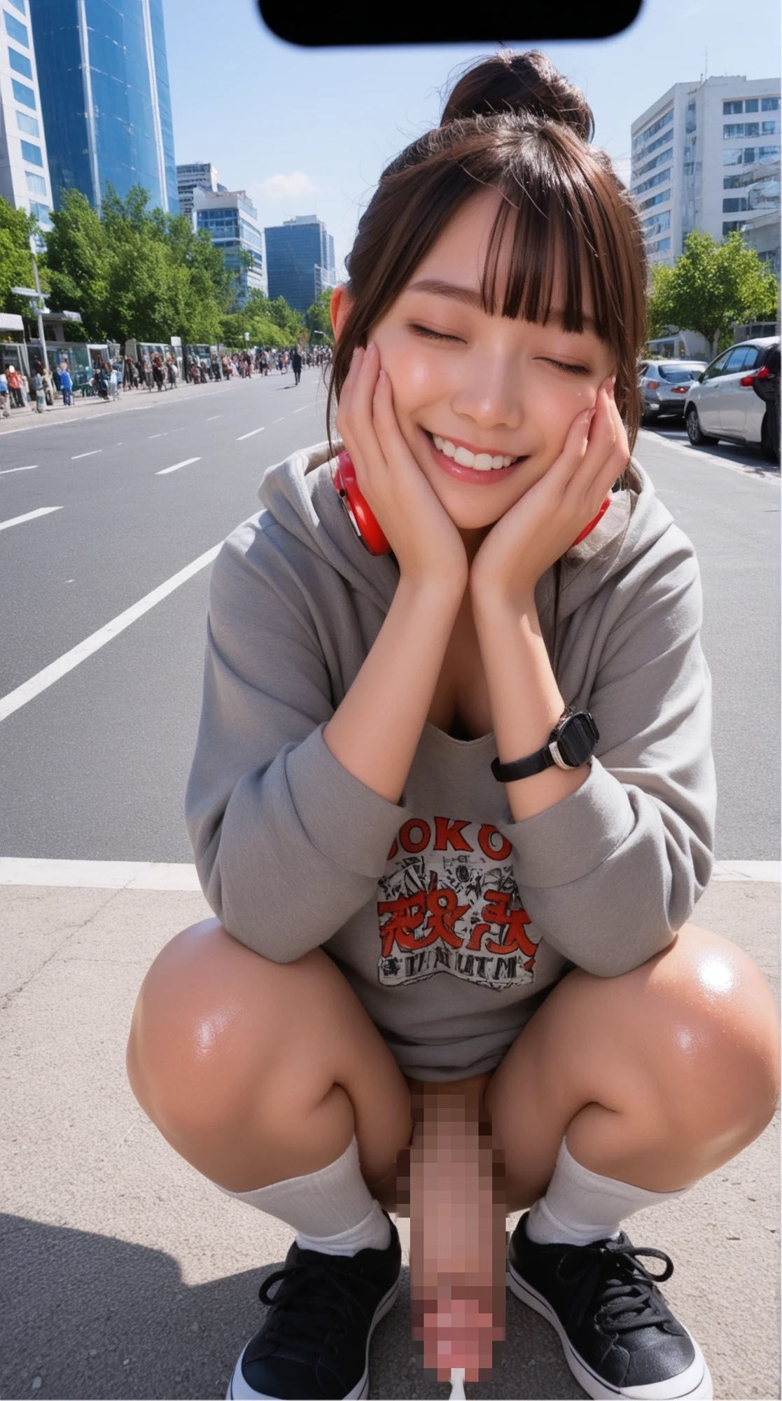 ふたなりストリートスナップ 第一弾〈パーカーちゃん・昼編〉 画像10