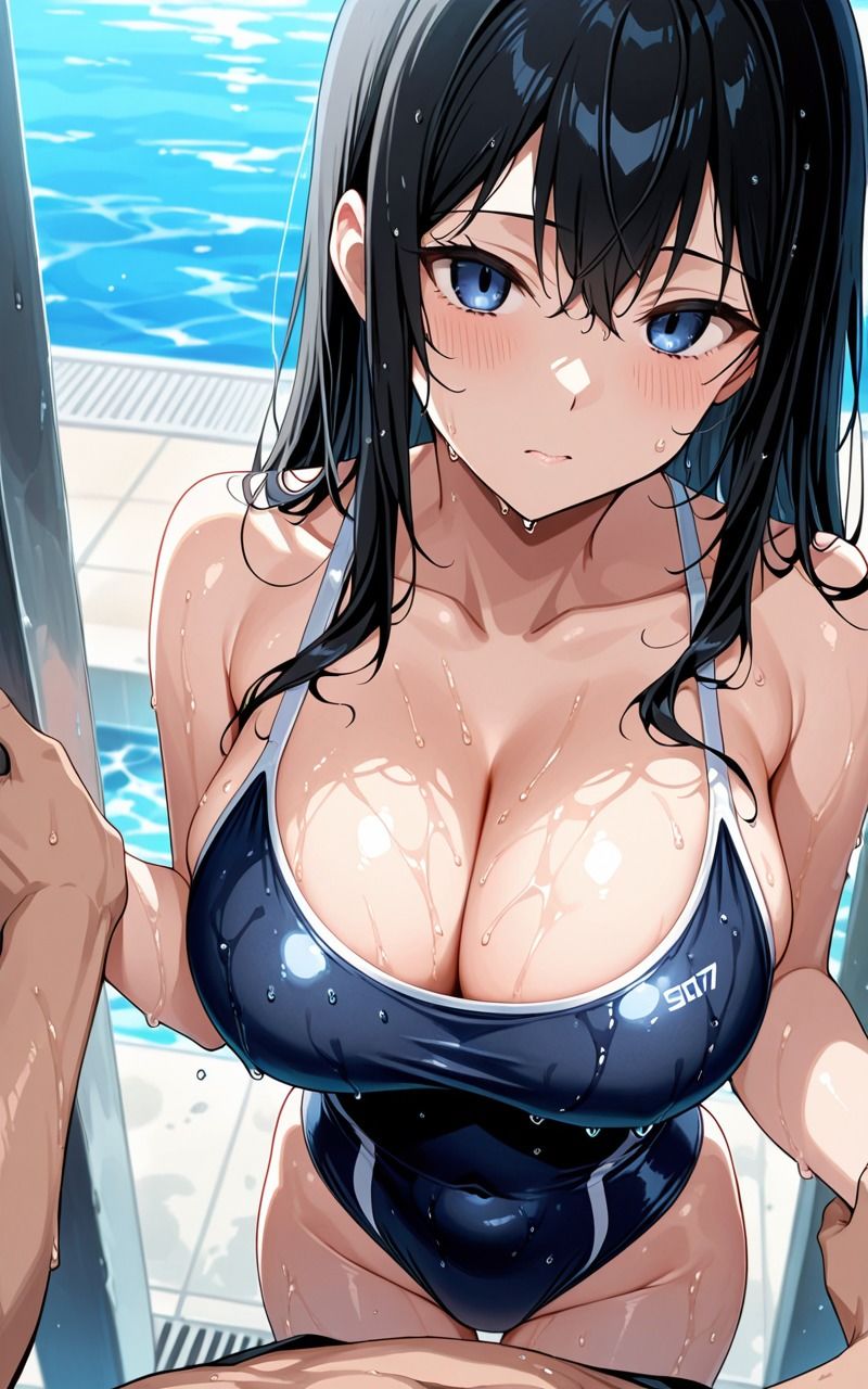 発情した水泳部員とプールで乱れセックス 画像1