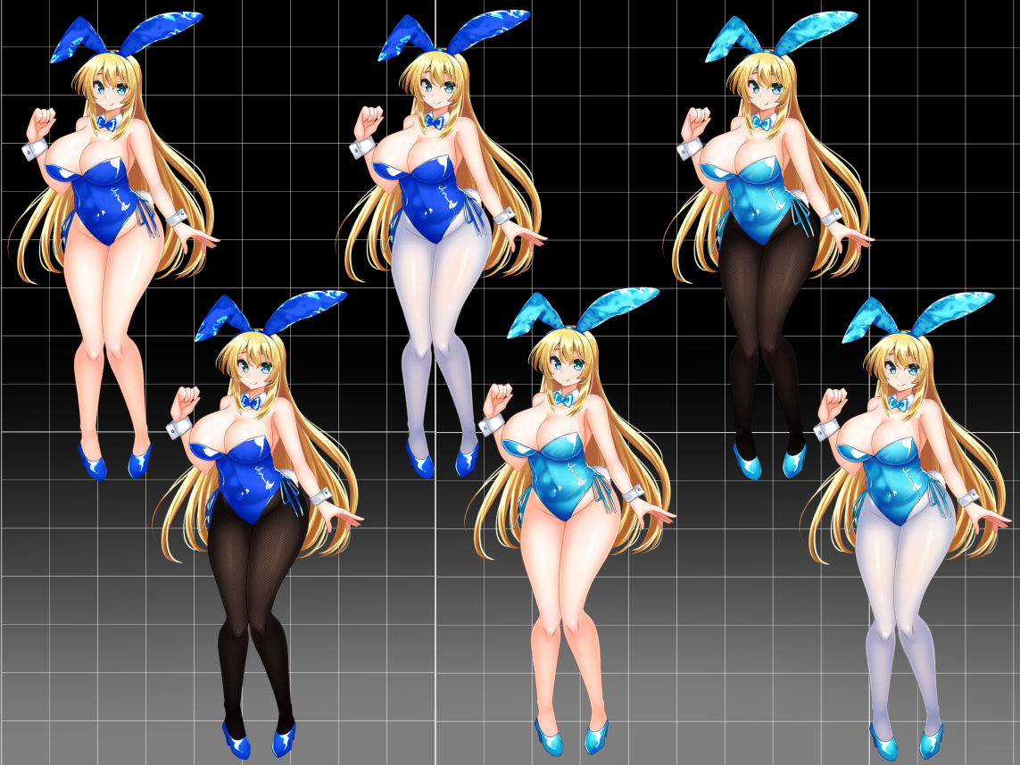 【立ち絵素材】カラーバニーガール 画像7