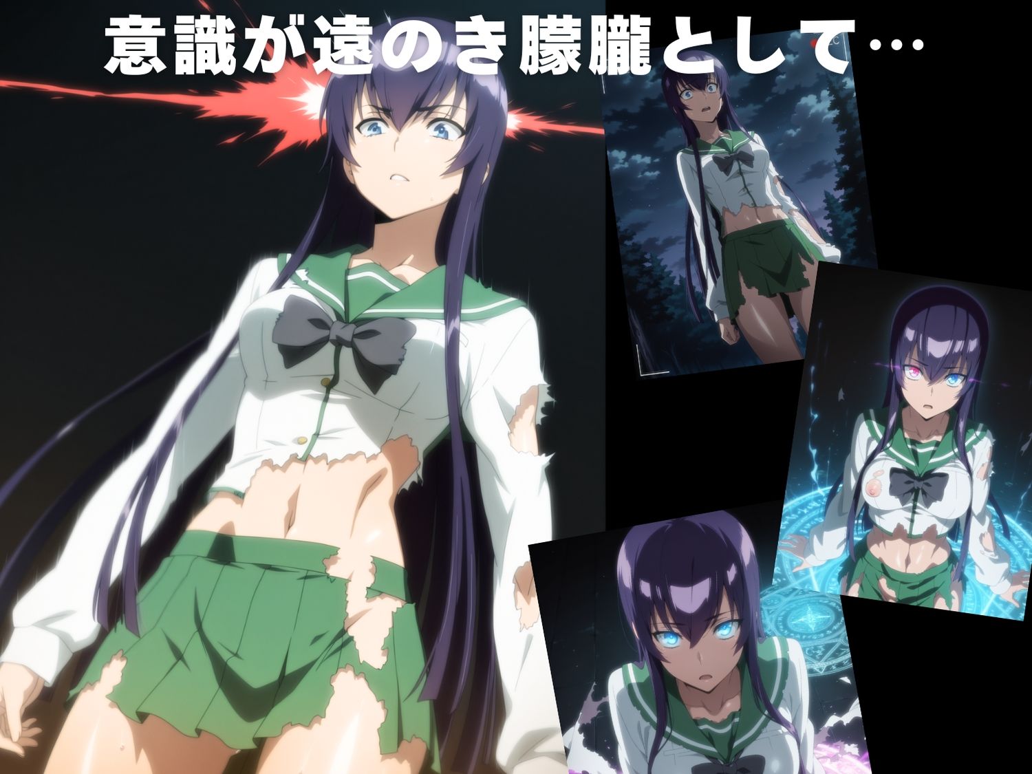 サンプル画像3:【完全敗北】毒● 冴子(残響のキャンパス) [d_617117]