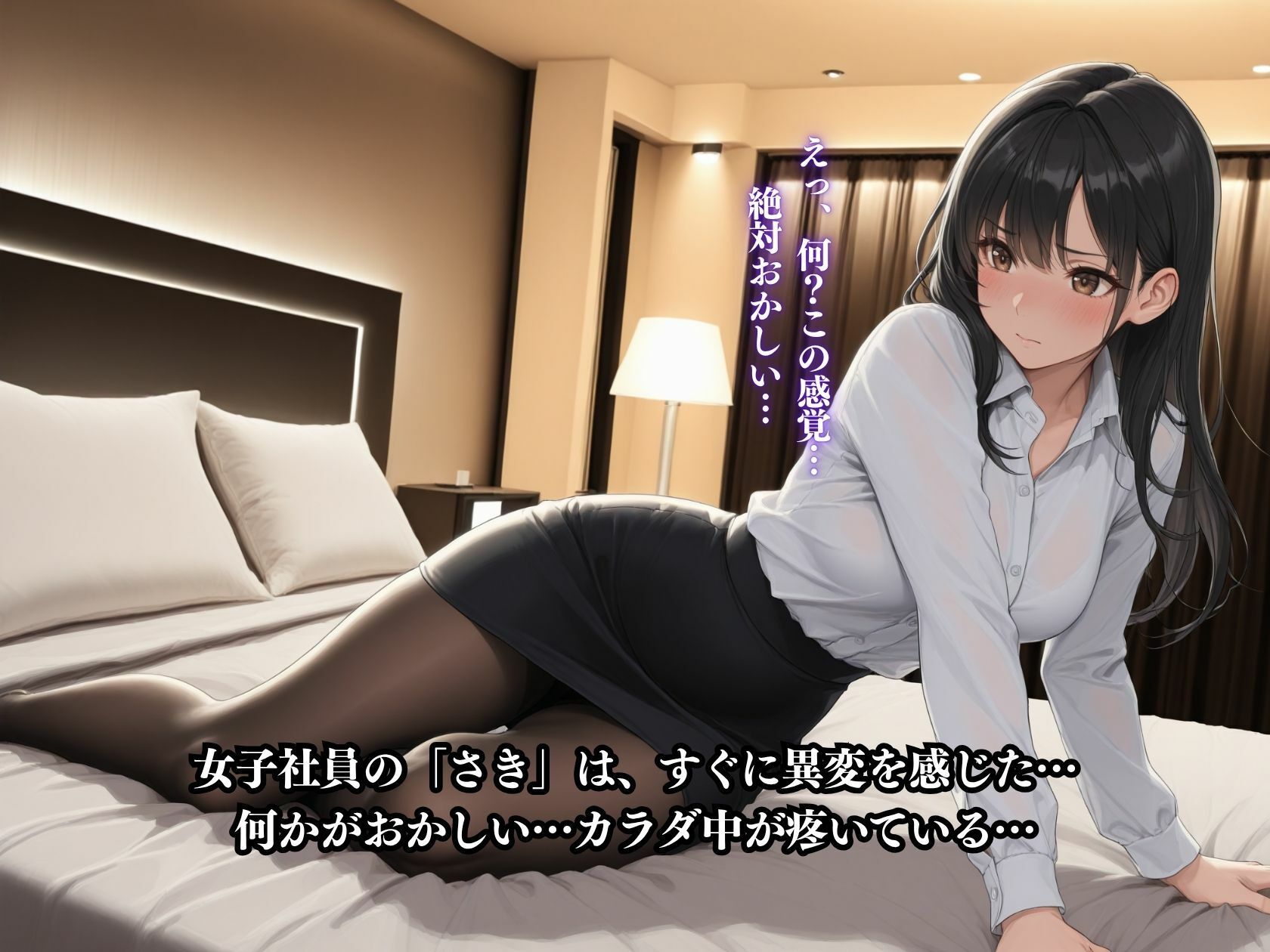 サンプル画像4:キモくて嫌いな上司と出張先で相部屋に(スターブックス) [d_617159]