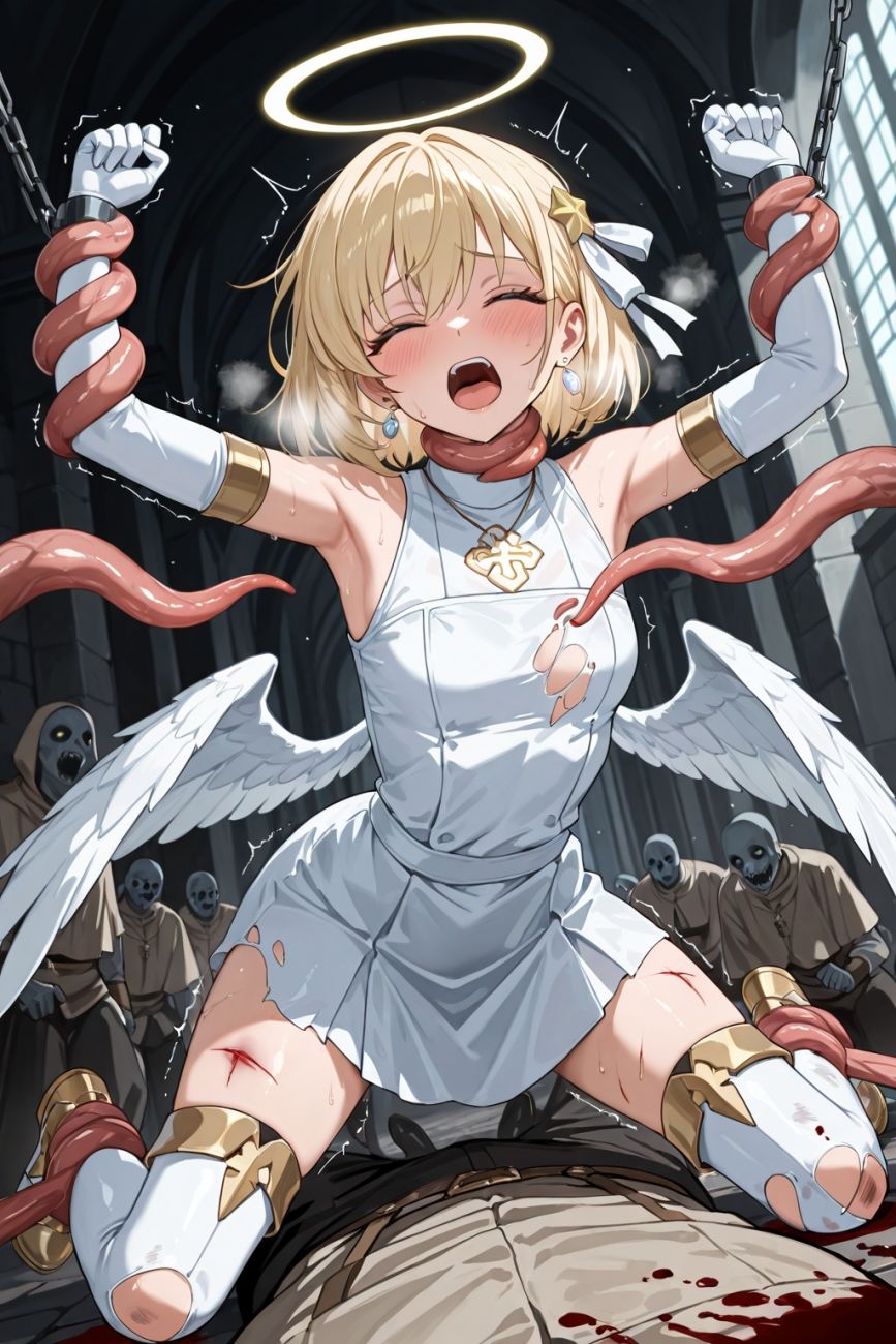 サンプル画像5:触手●敗北●少女天使●ピュア・ロスト・アーク(solor55) [d_617198]