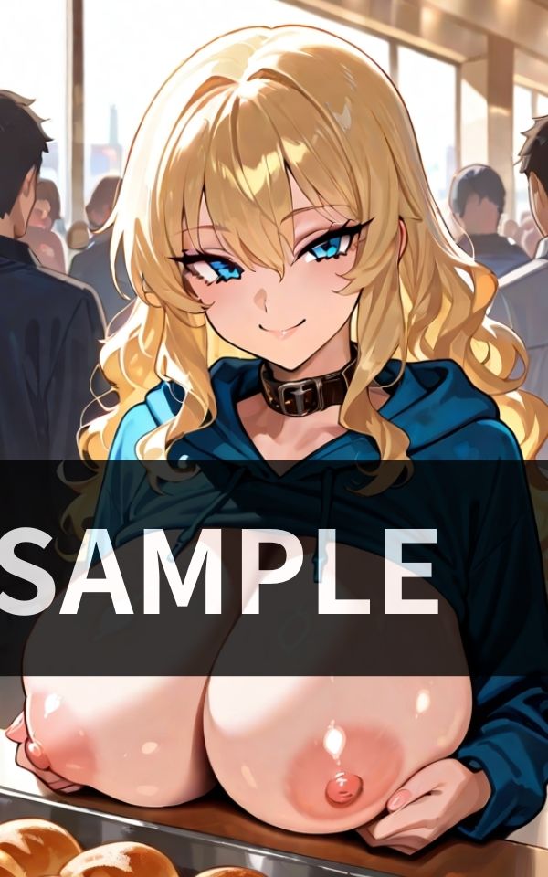 サンプル画像2:爆乳ギャルと 街角エロ巡り 理性が追いつかない…！(甘々制作所) [d_617223]