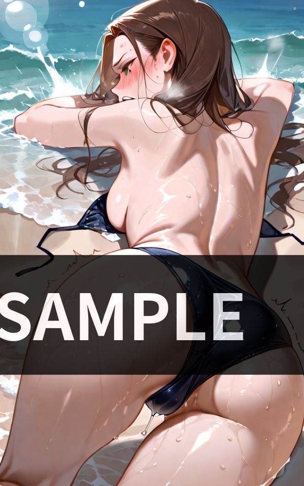 サンプル画像2:呼吸を確かめるふりして… ビーチで始まる 倒錯プレイ(ギリギリ商会) [d_617246]