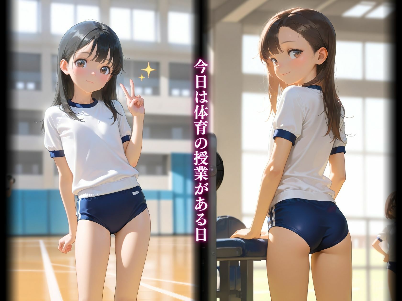 授業だからとささやかれ先生の指導で無垢から淫乱ブルマへ貧乳編 ぷち☆ヘブン エロ画像2