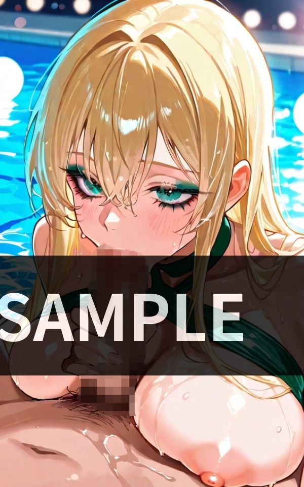 サンプル画像4:白昼の水辺で 金髪ギャルに腰が抜けるほど搾られた。(肉筆まんが堂) [d_617258]