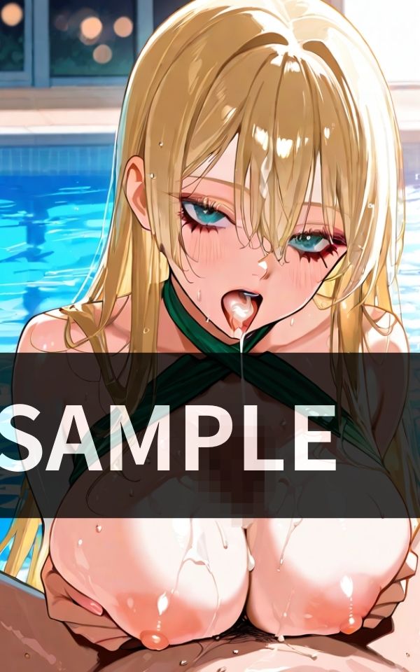 サンプル画像5:白昼の水辺で 金髪ギャルに腰が抜けるほど搾られた。(肉筆まんが堂) [d_617258]