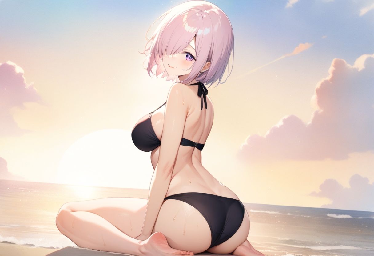 サンプル画像4:FG◯ マシ◯・キリエ◯イトグラビア画像集(ぱーぷるびーとすたじお) [d_617284]