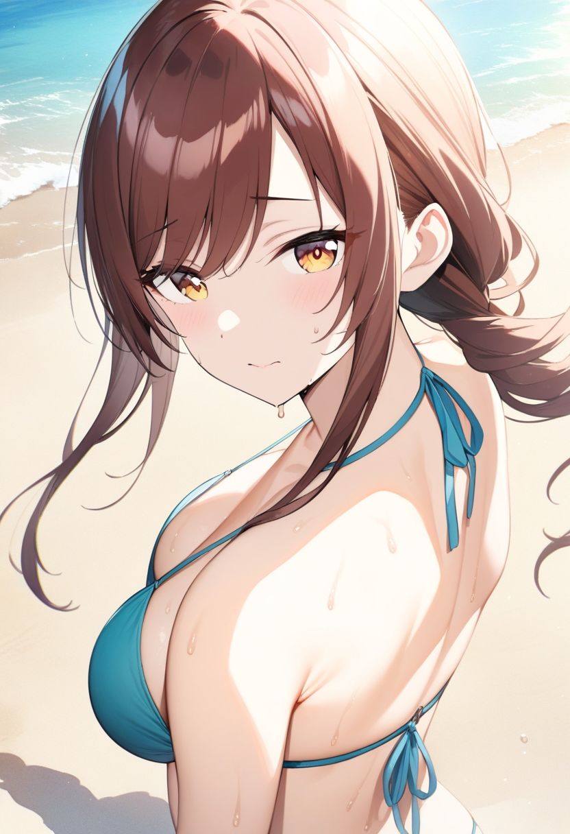 サンプル画像4:ア◯ドルマ◯ター  大◯甘奈グラビア画像集(ぱーぷるびーとすたじお) [d_617299]