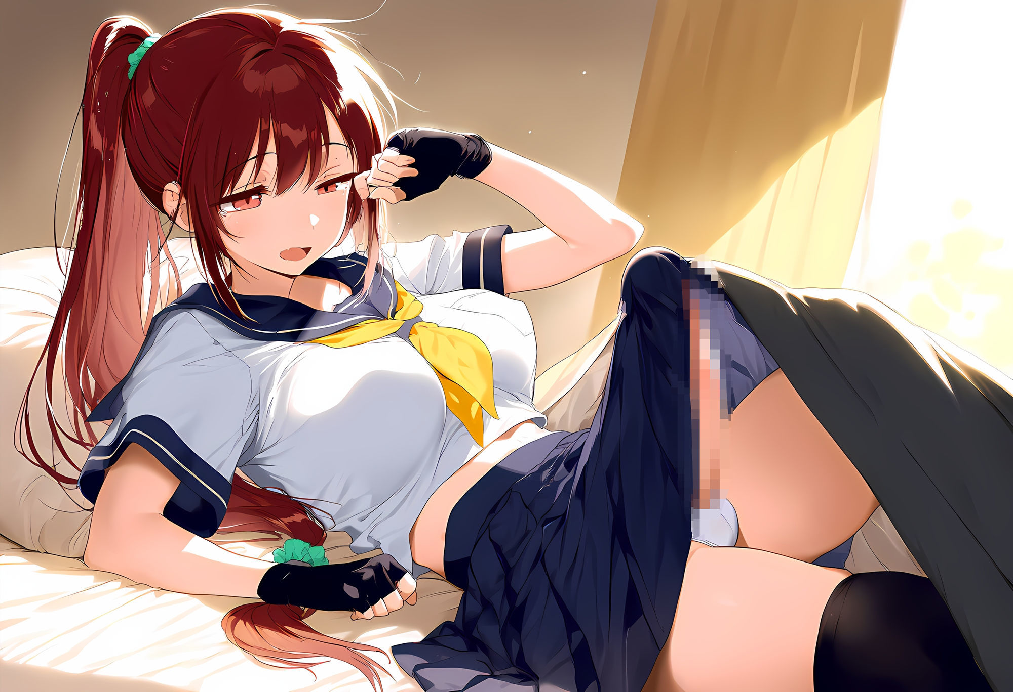 セーラー服美少女ふたなりレズのAICG集 1 画像2